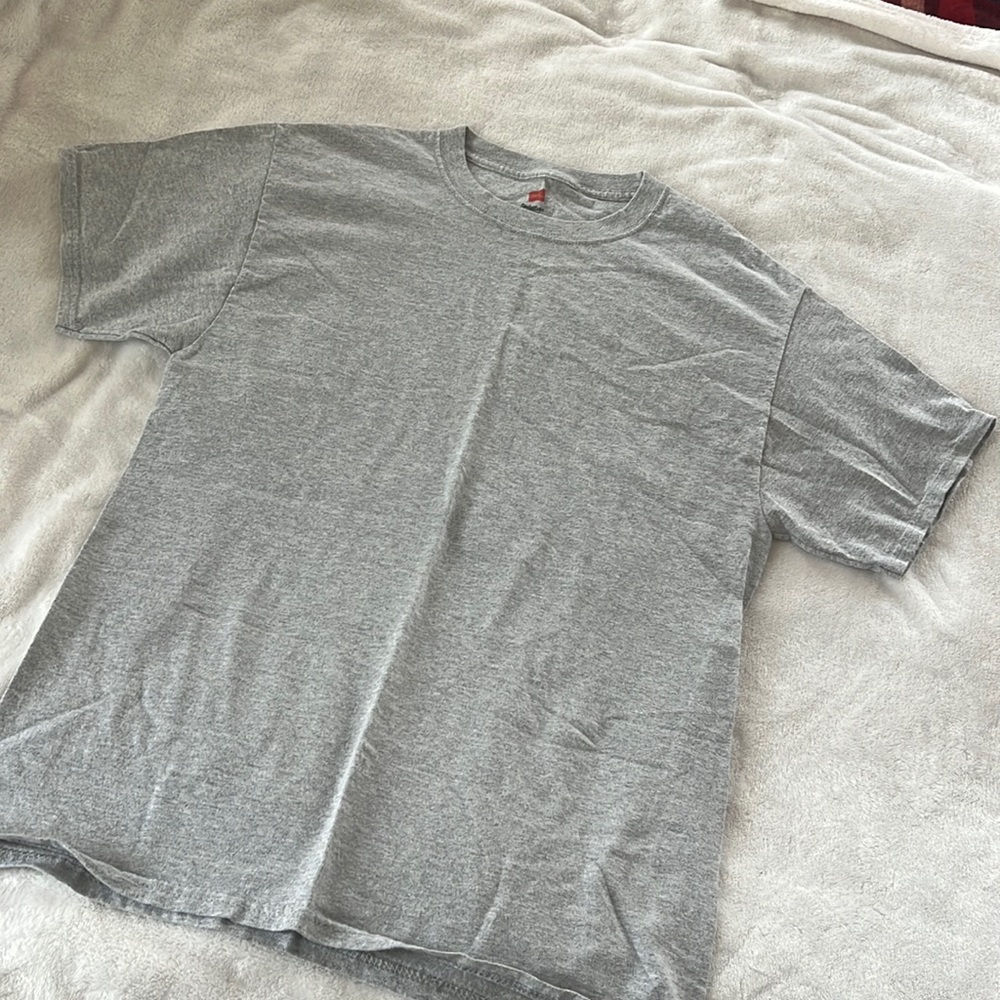 🌸 Hanes Comfort Soft T-Shirt | Medium | Gray
